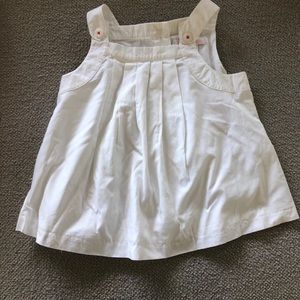 Janie and Jack white sleeveless Too